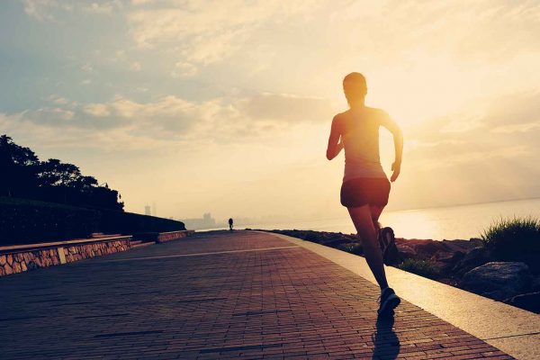 woman running