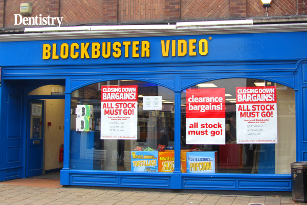 Closing Down Sale at Blockbuster Video September 18, 2010 in Knutsford, England.